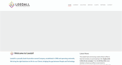 Desktop Screenshot of leedall.com.au