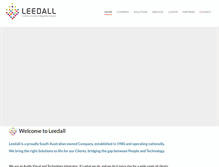 Tablet Screenshot of leedall.com.au